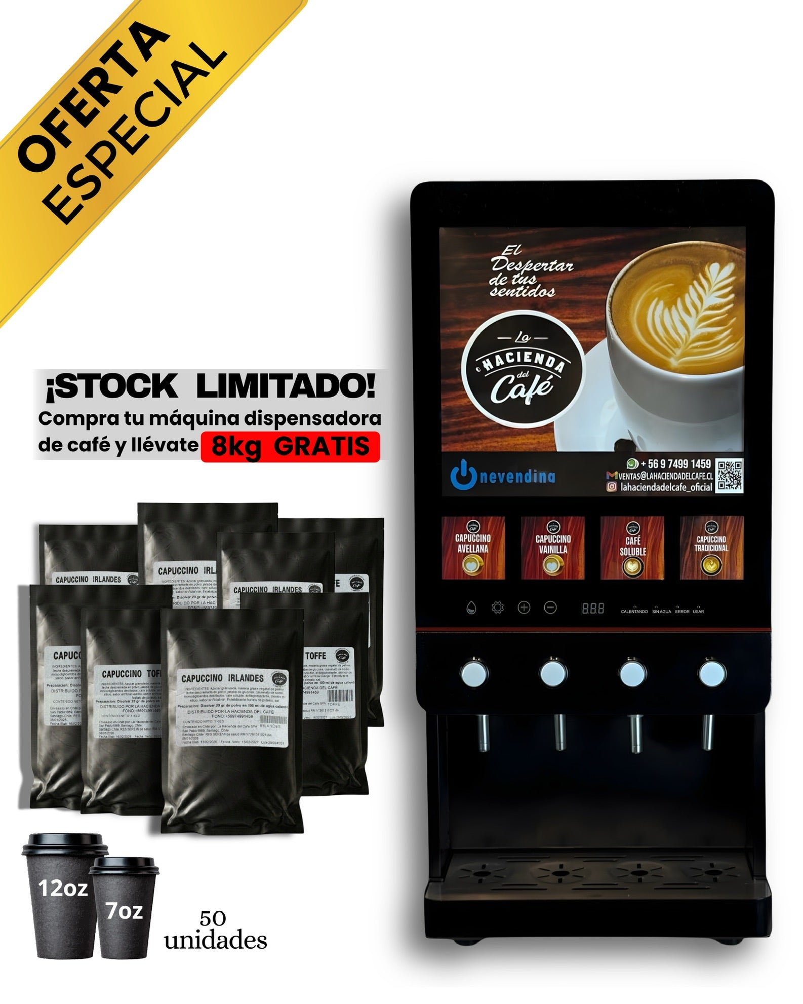 Máquina Italiana de Café Bialeri